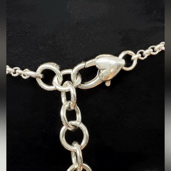 ๐๐ป๐ฒ๐ฐ๐ฑ๐ฝ๐ธ๐ท Silvertone Station Filigree Spheres w/Crystal Beading - Picture 4 of 6